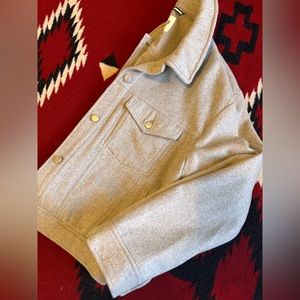 Wool blend GAP fall jacket - Grey size M EUC